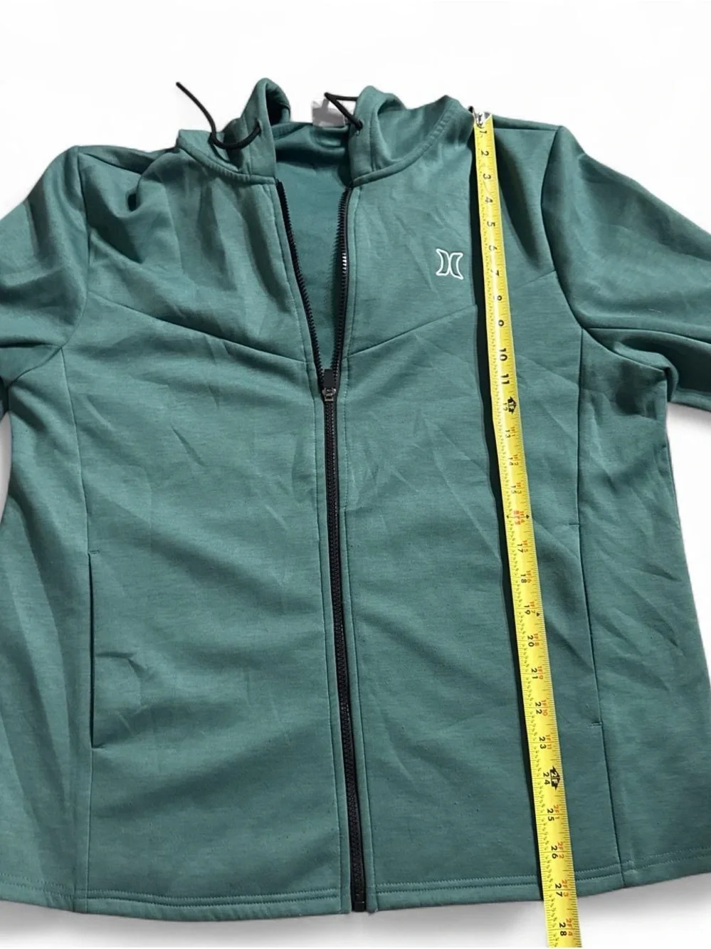Hurley Deep Teal Full-Zip Hoodie